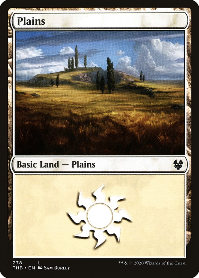 Plains (278) [Theros Beyond Death] Magic: The Gathering