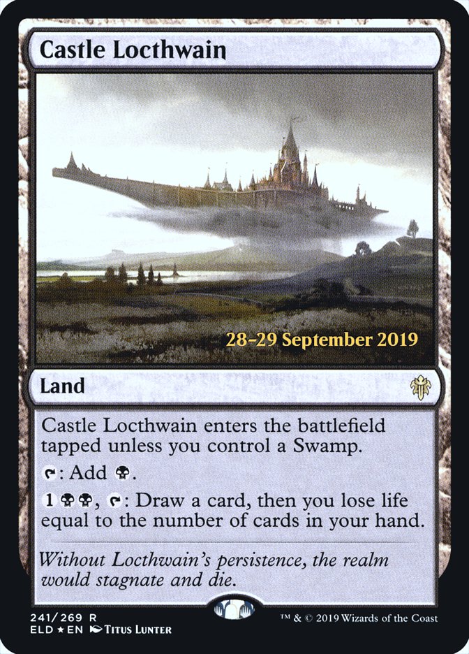 Castle Locthwain [Throne of Eldraine Prerelease Promos] Magic: The Gathering
