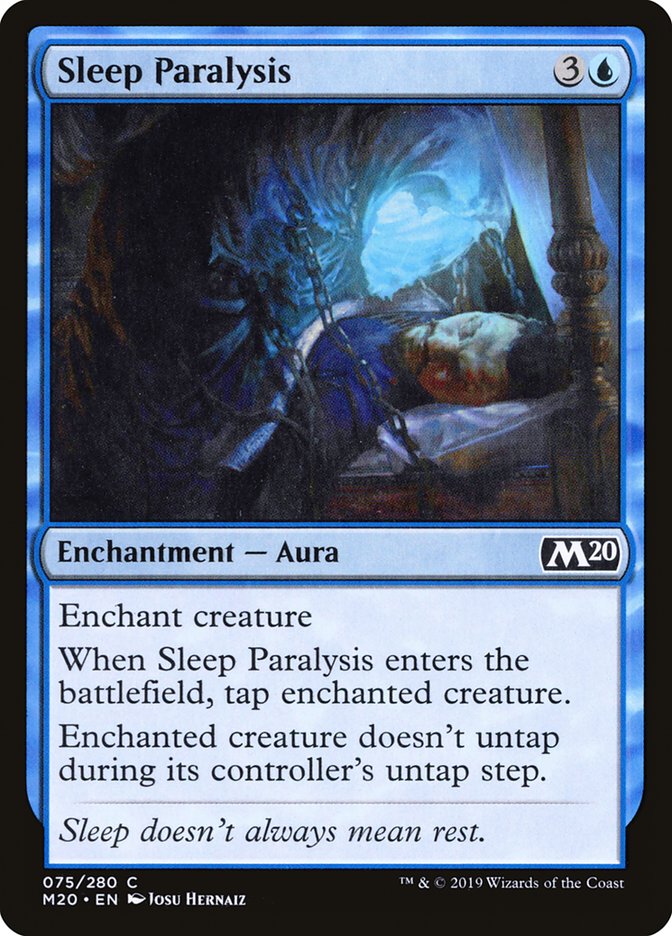 Sleep Paralysis [Core Set 2020] Magic: The Gathering