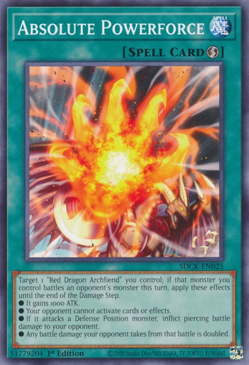 Absolute Powerforce [SDCK-EN025] Common Yu-Gi-Oh!
