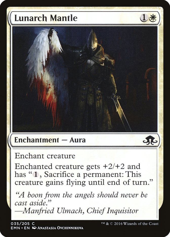 Lunarch Mantle [Eldritch Moon] Magic: The Gathering