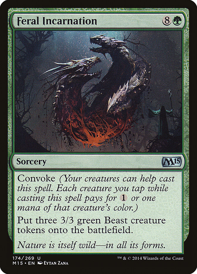 Feral Incarnation [Magic 2015] Magic: The Gathering