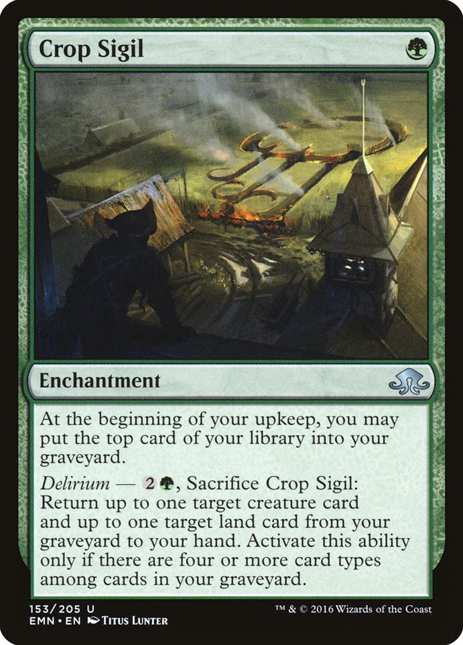 Crop Sigil [Eldritch Moon] Magic: The Gathering