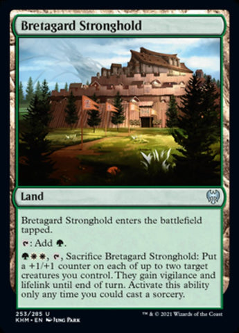 Bretagard Stronghold [Kaldheim] Magic: The Gathering