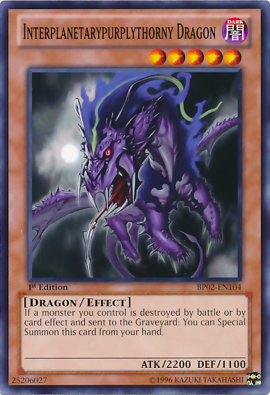 Interplanetarypurplythorny Dragon [BP02-EN104] Common Yu-Gi-Oh!
