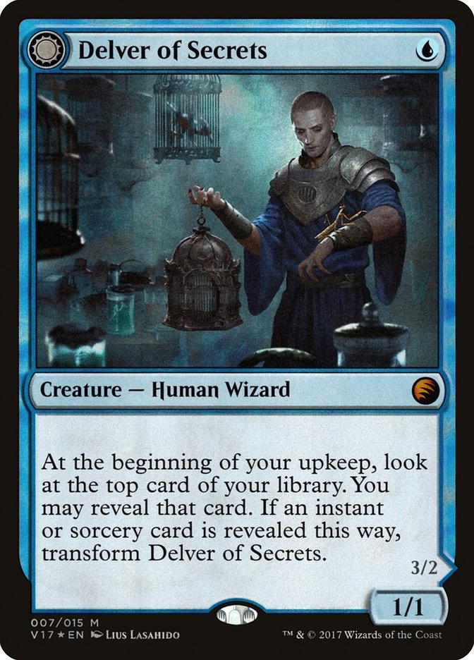 Delver of Secrets // Insectile Aberration [From the Vault: Transform] Magic: The Gathering