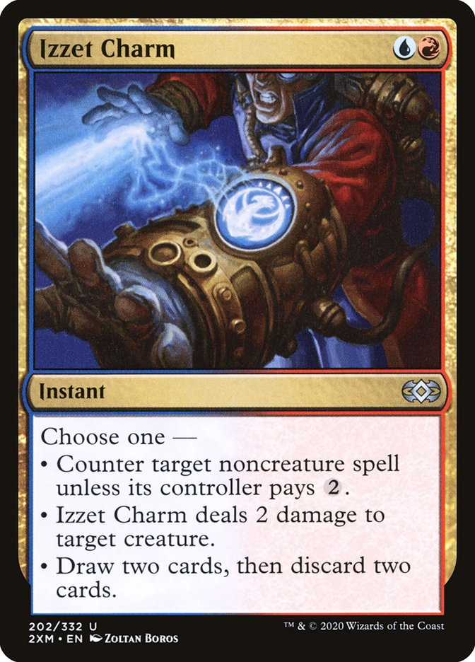 Izzet Charm [Double Masters] Magic: The Gathering