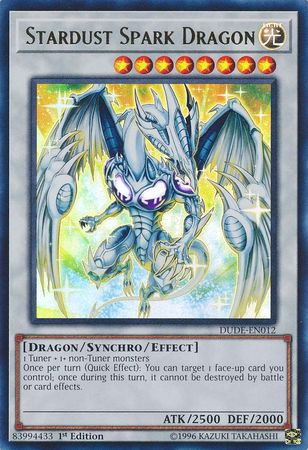 Stardust Spark Dragon [DUDE-EN012] Ultra Rare Yu-Gi-Oh!