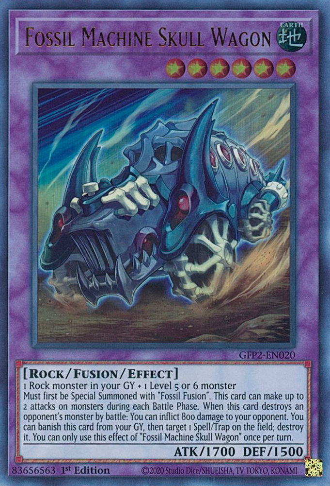 Fossil Machine Skull Wagon [GFP2-EN020] Ultra Rare Yu-Gi-Oh!