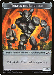 Plant // Treasure Double-Sided Token [Double Masters Tokens] Magic: The Gathering