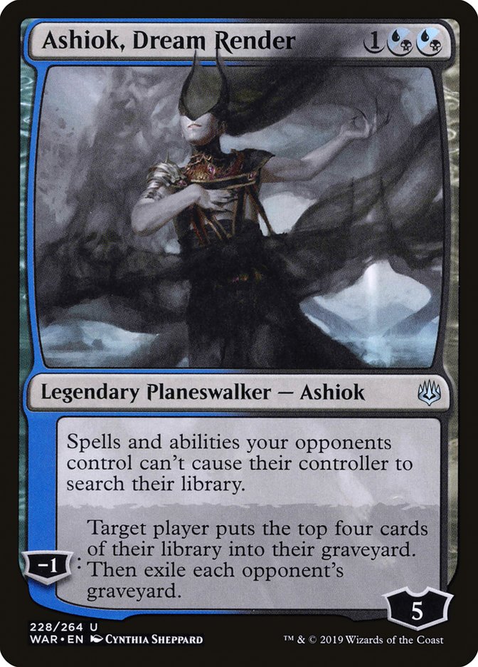 Ashiok, Dream Render [War of the Spark] Magic: The Gathering