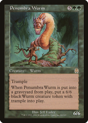 Penumbra Wurm [Apocalypse] Magic: The Gathering