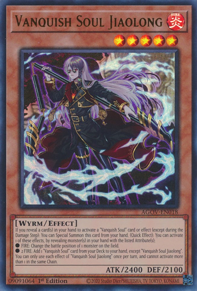 Vanquish Soul Jiaolong [AGOV-EN018] Ultra Rare Yu-Gi-Oh!