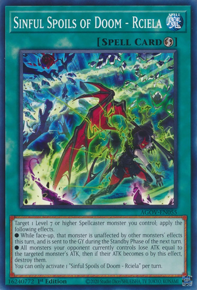 Sinful Spoils of Doom - Rciela [AGOV-EN055] Common Yu-Gi-Oh!