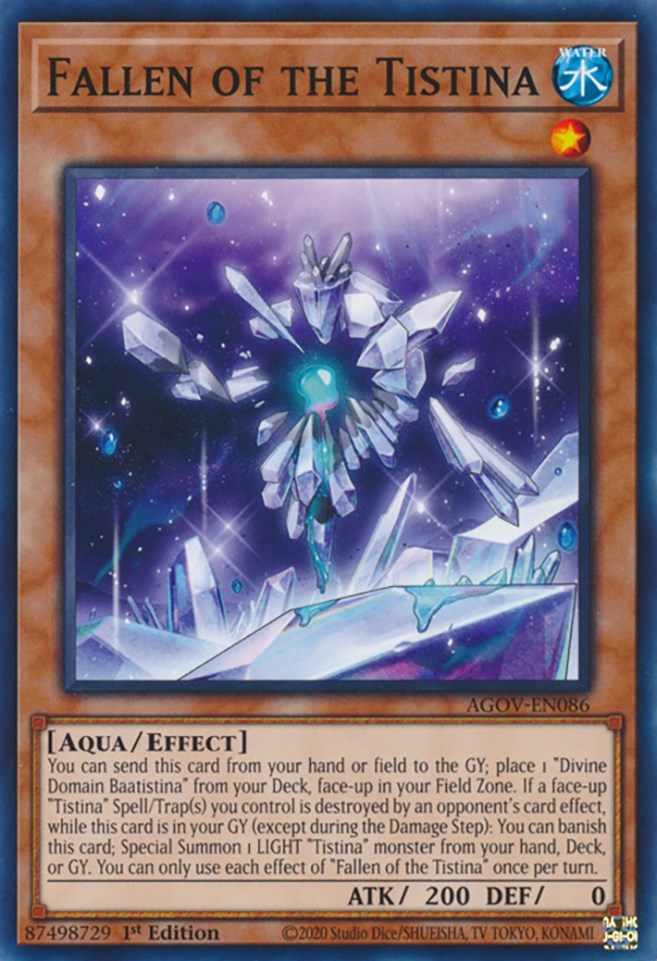 Fallen of the Tistina [AGOV-EN086] Common Yu-Gi-Oh!