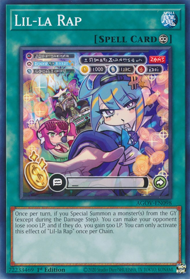 Lil-la Rap [AGOV-EN098] Common Yu-Gi-Oh!
