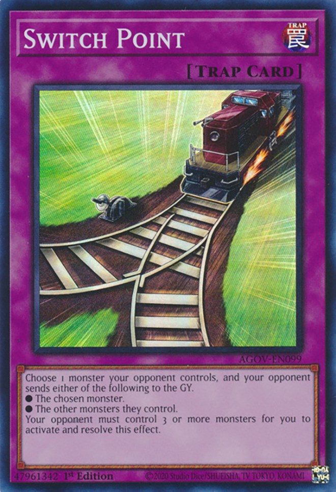 Switch Point [AGOV-EN099] Super Rare Yu-Gi-Oh!