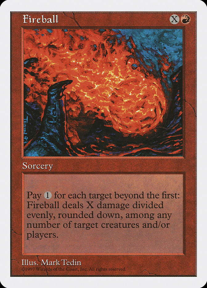 Fireball [Fifth Edition] Magic: The Gathering