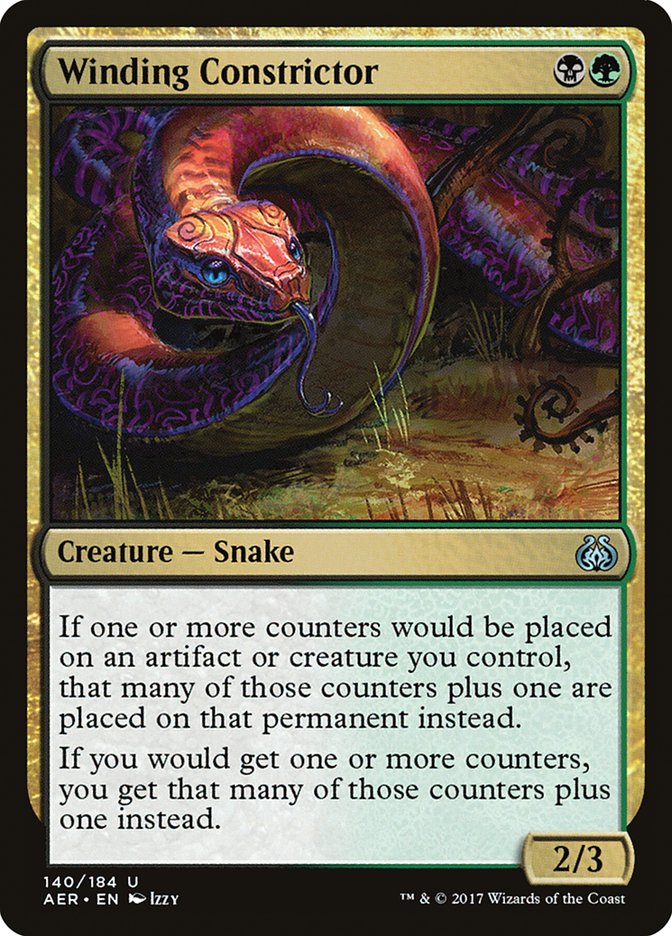 Winding Constrictor [Aether Revolt] Magic: The Gathering