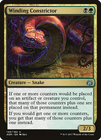 Winding Constrictor [Aether Revolt] Magic: The Gathering