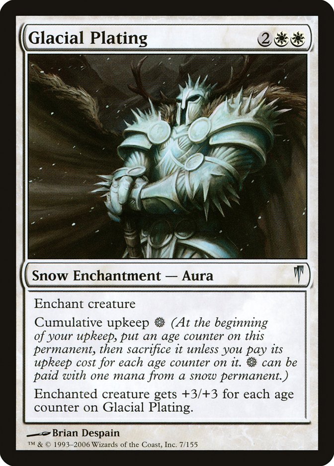 Glacial Plating [Coldsnap] Magic: The Gathering