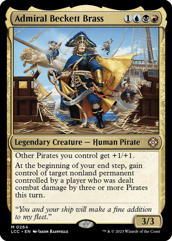 Admiral Beckett Brass [The Lost Caverns of Ixalan Commander] Magic: The Gathering