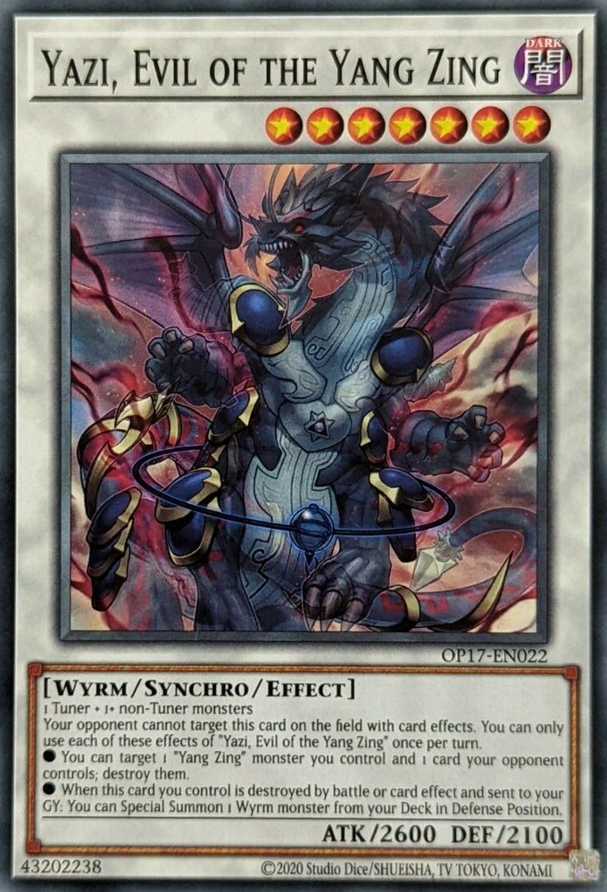 Yazi, Evil of the Yang Zing [OP17-EN022] Common Yu-Gi-Oh!