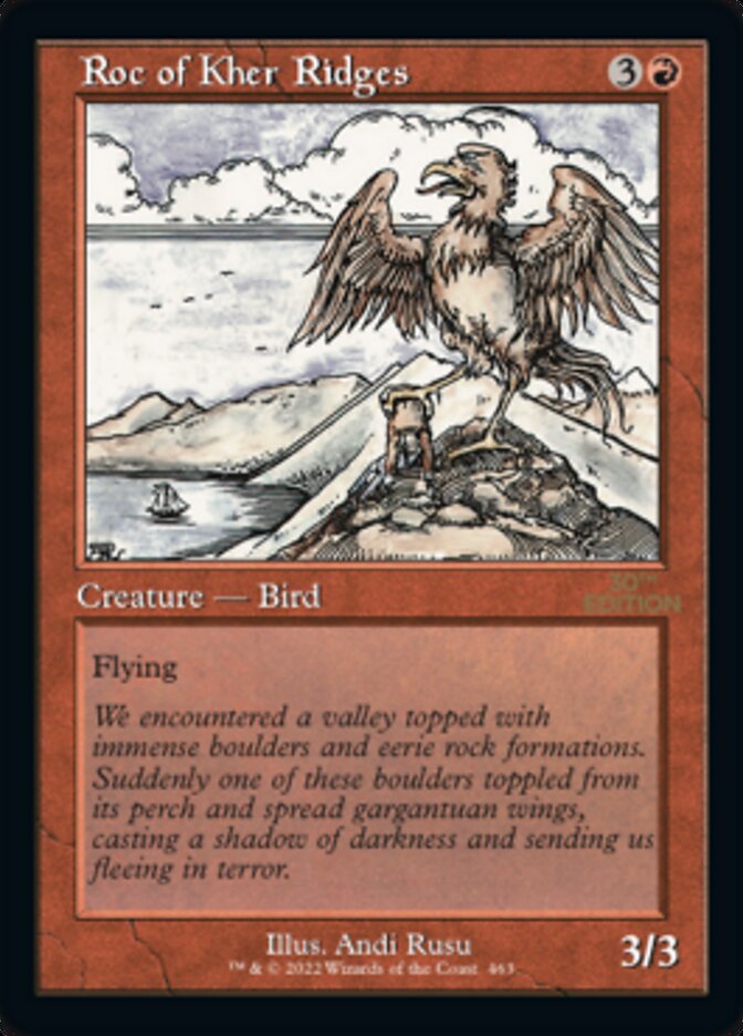Roc of Kher Ridges (Retro) [30th Anniversary Edition] Magic: The Gathering