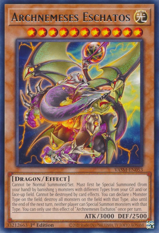 Archnemeses Eschatos [VASM-EN053] Rare Yu-Gi-Oh!