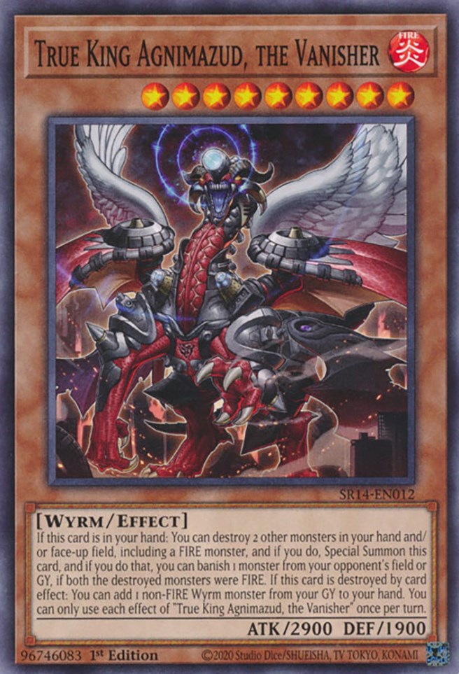 True King Agnimazud, the Vanisher [SR14-EN012] Common Yu-Gi-Oh!