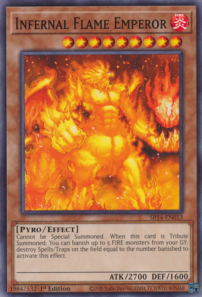 Infernal Flame Emperor [SR14-EN013] Common Yu-Gi-Oh!