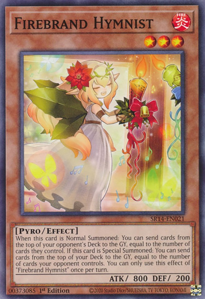 Firebrand Hymnist [SR14-EN021] Common Yu-Gi-Oh!