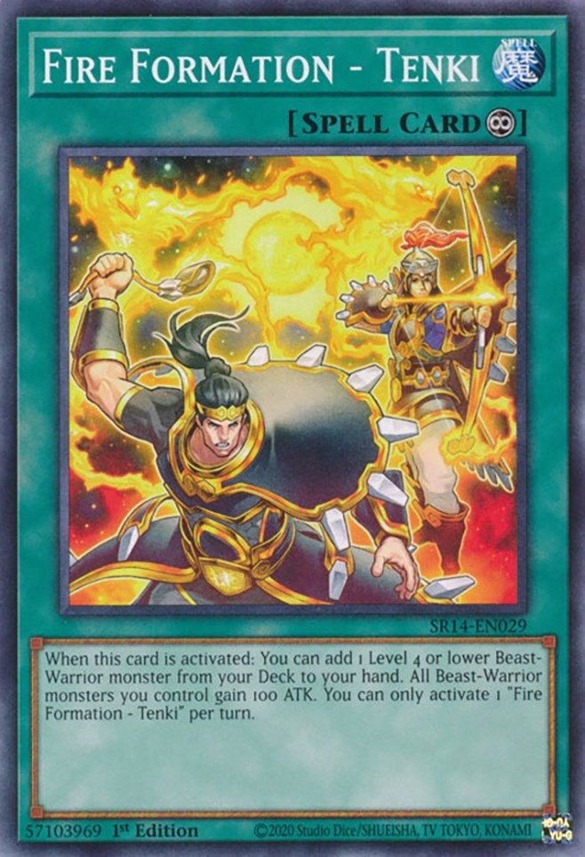 Fire Formation - Tenki [SR14-EN029] Common Yu-Gi-Oh!