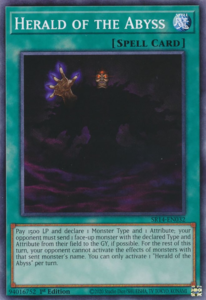 Herald of the Abyss [SR14-EN032] Common Yu-Gi-Oh!