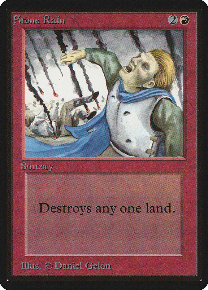 Stone Rain [Beta Edition] Magic: The Gathering