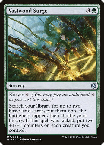 Vastwood Surge [Zendikar Rising] Magic: The Gathering