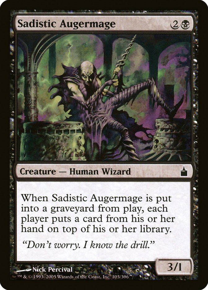 Sadistic Augermage [Ravnica: City of Guilds] Magic: The Gathering