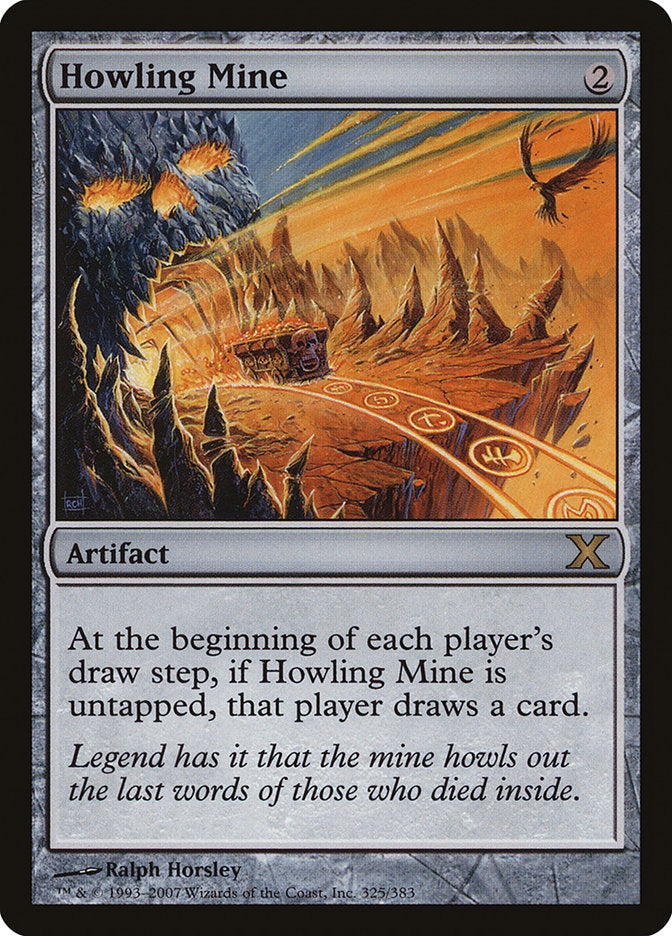 Howling Mine [Tenth Edition] Magic: The Gathering