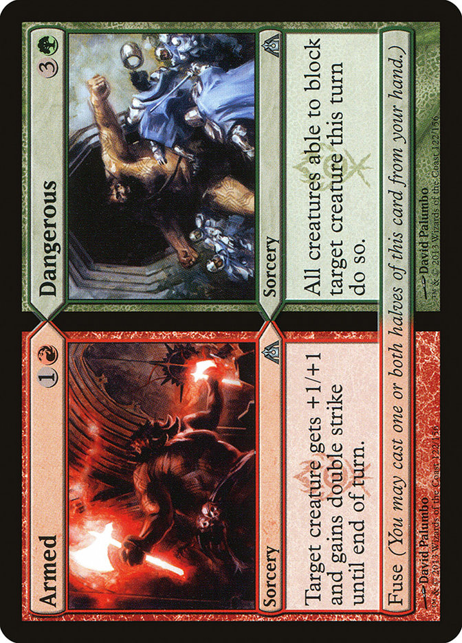 Armed // Dangerous [Dragon's Maze] Magic: The Gathering