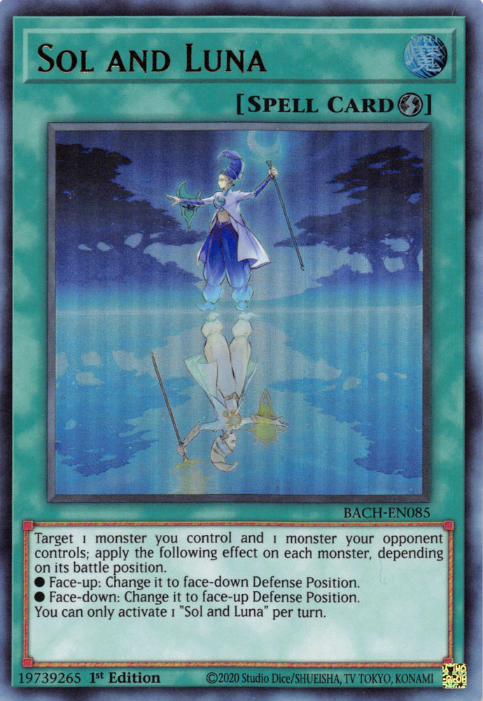 Sol and Luna [BACH-EN085] Ultra Rare Yu-Gi-Oh!