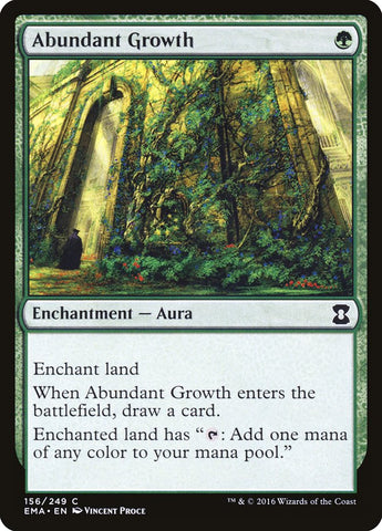 Abundant Growth [Eternal Masters] Magic: The Gathering