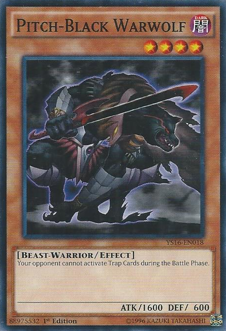 Pitch-Black Warwolf [YS16-EN018] Common Yu-Gi-Oh!