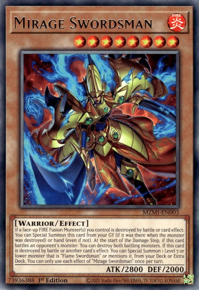 Mirage Swordsman [MZMI-EN003] Rare Yu-Gi-Oh!