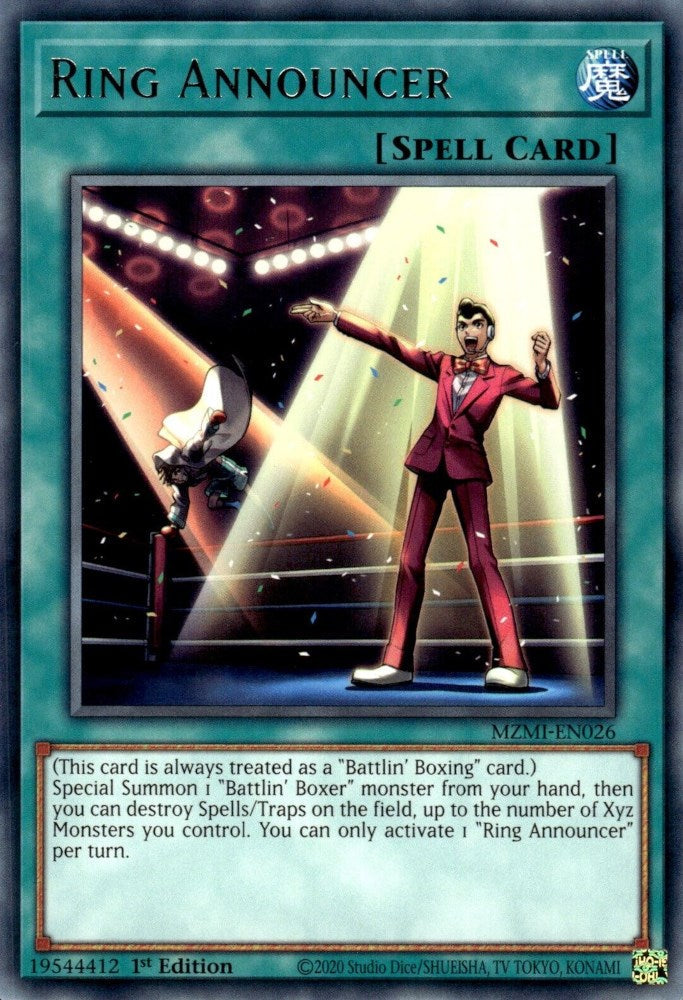Ring Announcer [MZMI-EN026] Rare Yu-Gi-Oh!