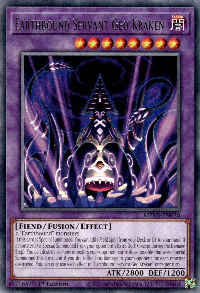 Earthbound Servant Geo Kraken [MZMI-EN030] Rare Yu-Gi-Oh!