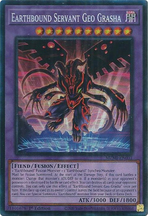 Earthbound Servant Geo Grasha (CR) [MZMI-EN031] Collector's Rare Yu-Gi-Oh!