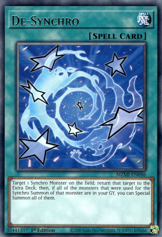 De-Synchro [MZMI-EN046] Rare Yu-Gi-Oh!