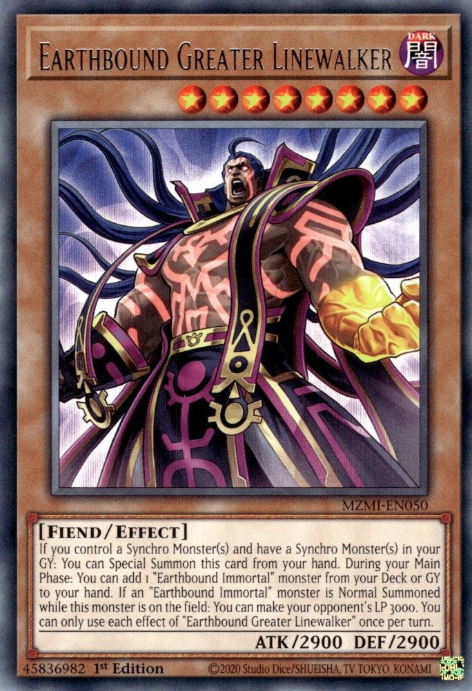 Earthbound Greater Linewalker [MZMI-EN050] Rare Yu-Gi-Oh!