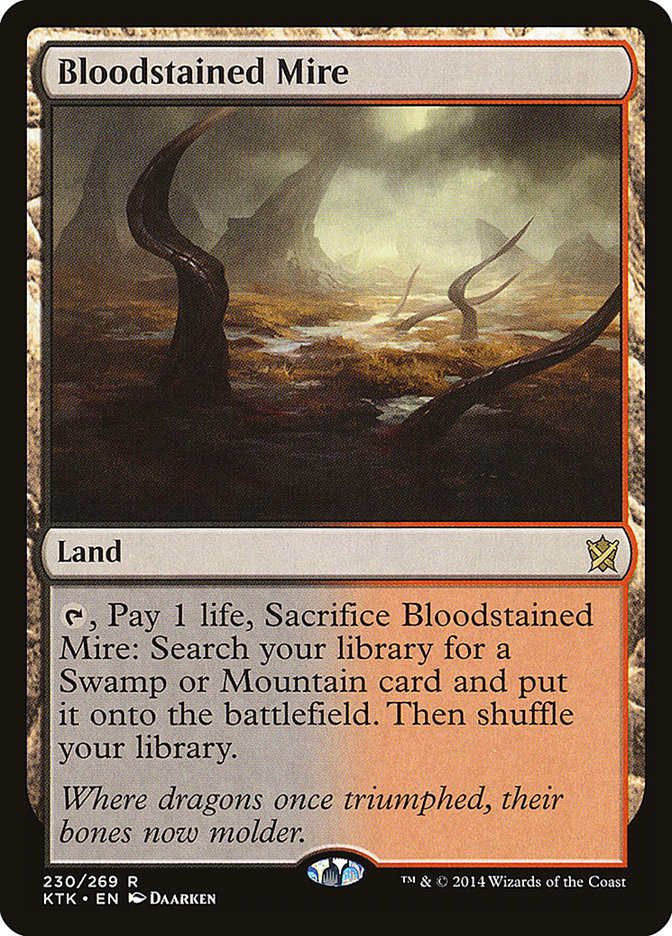 Bloodstained Mire [Khans of Tarkir] Magic: The Gathering