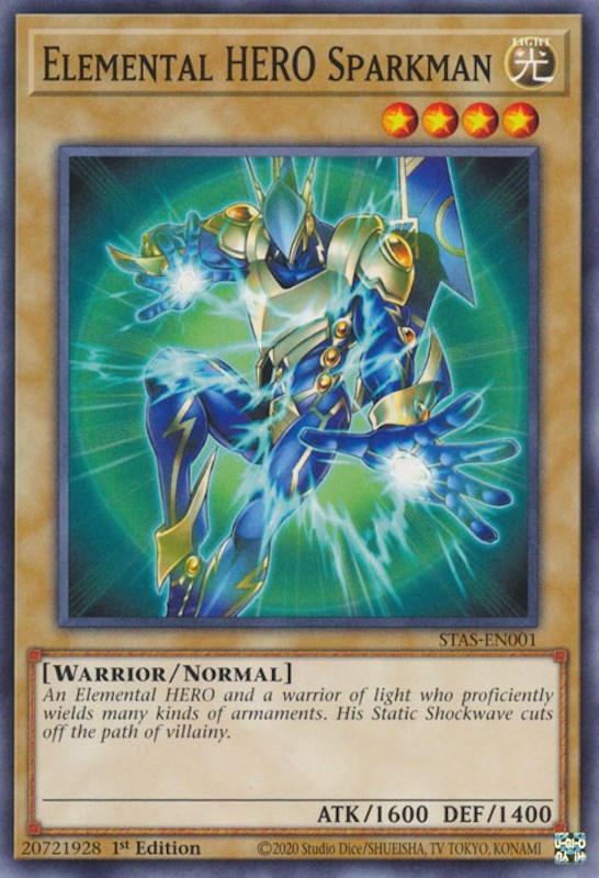 Elemental HERO Sparkman [STAS-EN001] Common Yu-Gi-Oh!